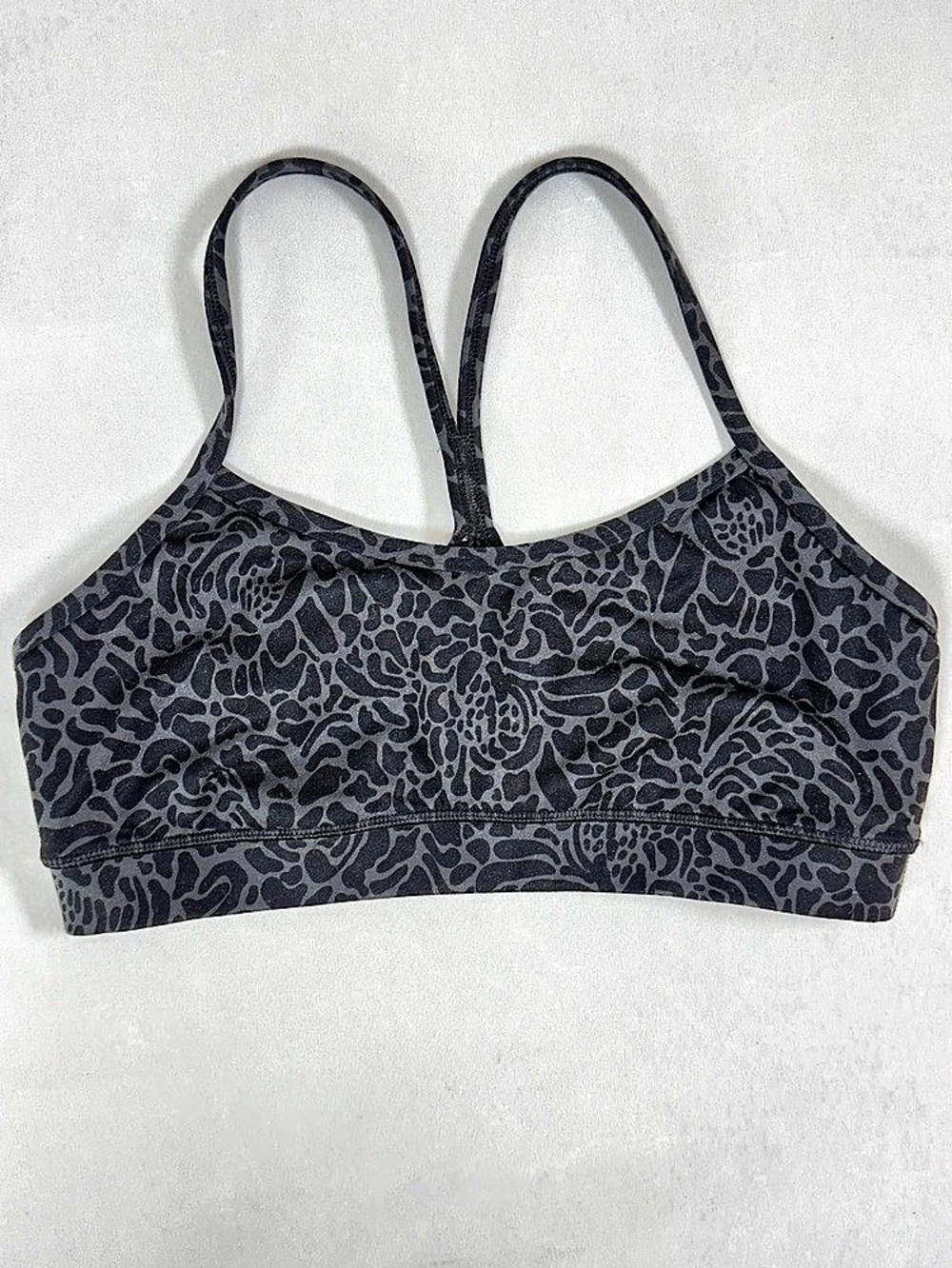 lululemon Free to Be Wild Bra Animal Print Sports Bra in Black
